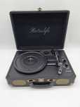 Gramofon Retrolife VINTAGE retro walizkowy 3-biegowy czarny Bluetooth