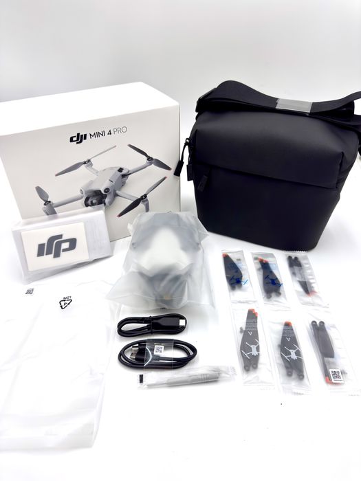 Nowy DJI Mini 4 Pro z baterią i akcesoriami – dron bez kontrolera