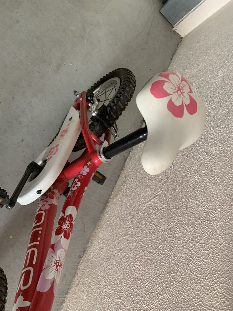 Bicicleta roda 14 rosa