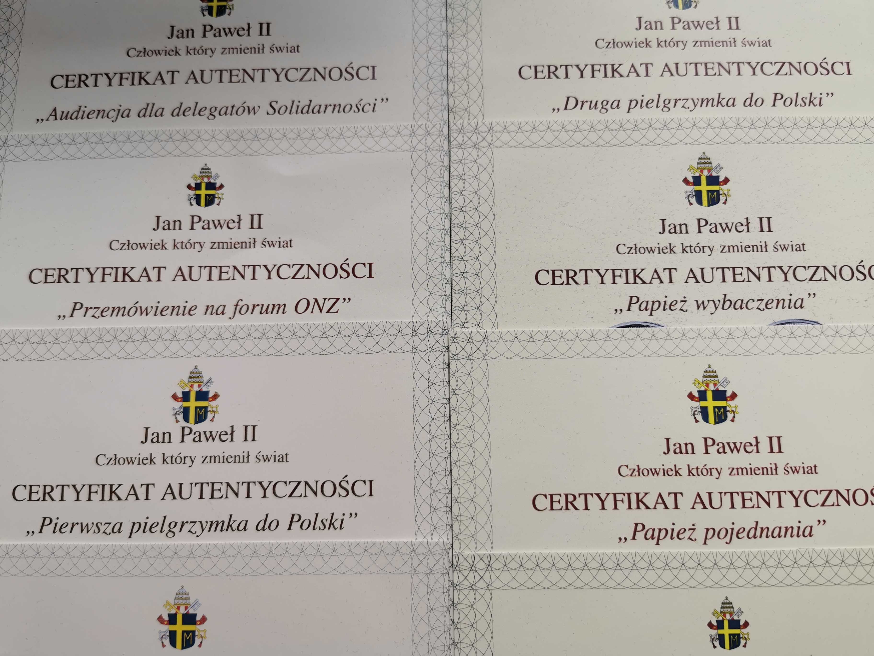 2 x Zestaw Numizmatów Jan Paweł II - Człowiek Który Zmienił Świat