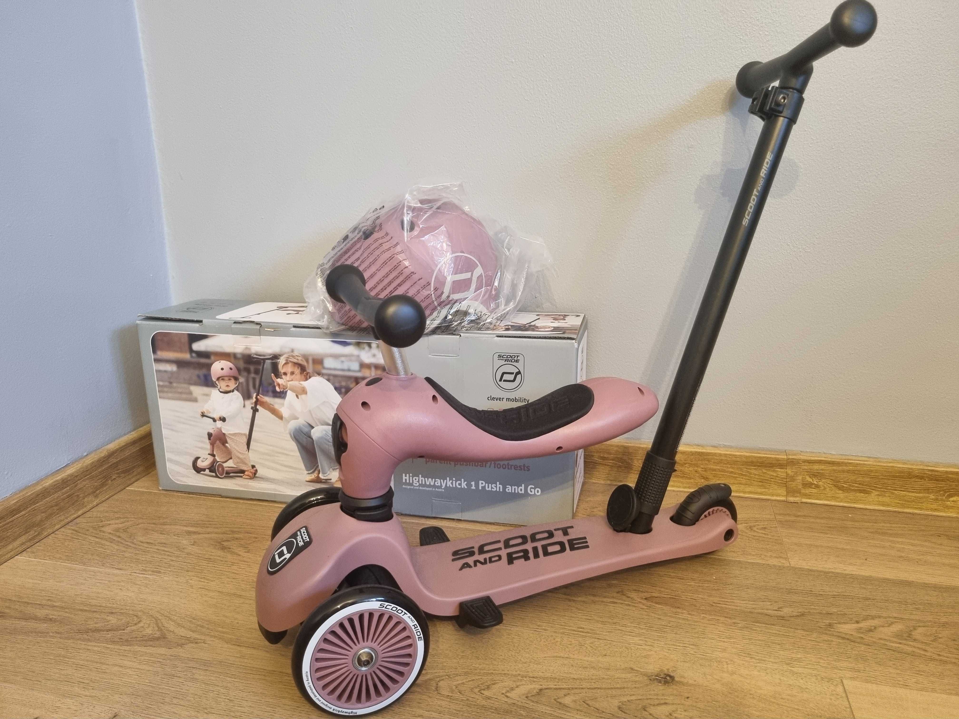 Hulajnoga scoot and ride 3w1 nowa