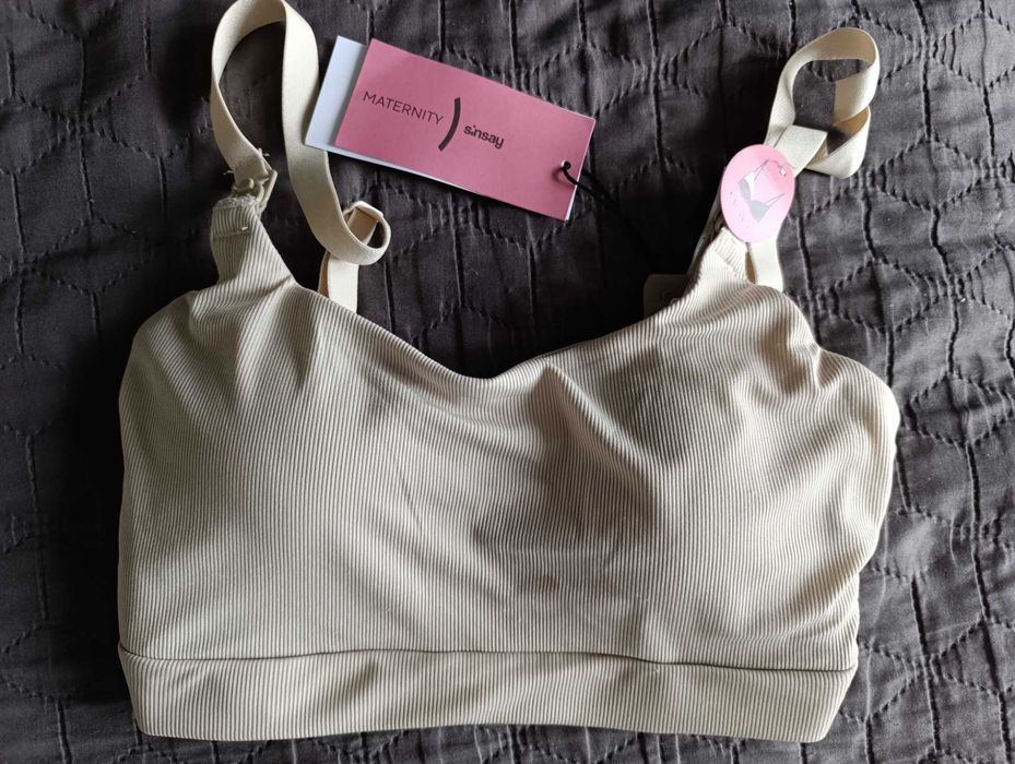 Biustonosz top do karmienia S NOWY