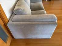 Sofá IKEA cinzento claro