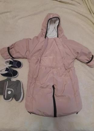 Демісезонний конверт комбінезон трансформер для малюків від 0 до 12 мі