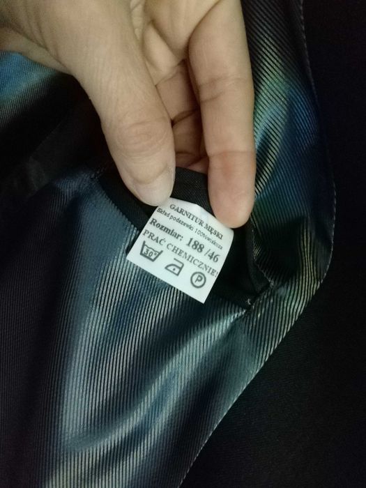 NOWA marynarka EWTEX męska garniturowa 188/46 z wełną