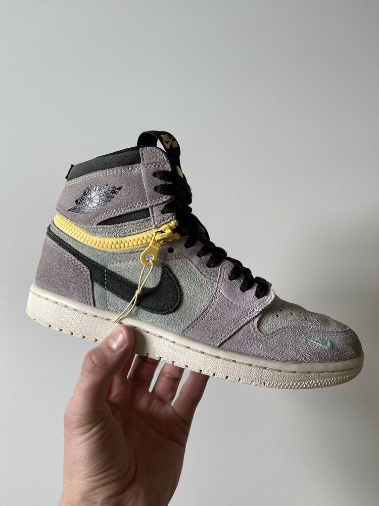 Jordan 1 High Switch Purple Pulse кросівки трансформер кроссовки