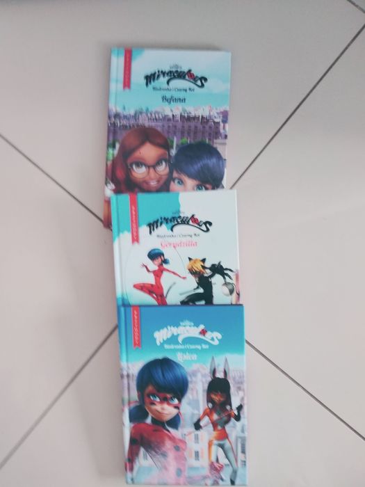 Zestaw książek biedronka i czarny kot