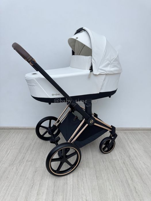 Cybex Priam 4.0 Rose Gold&Off White коляска Сайбекс Пріам 2025