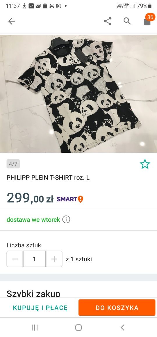 Philipp Plein Platinumcut t-shirt M