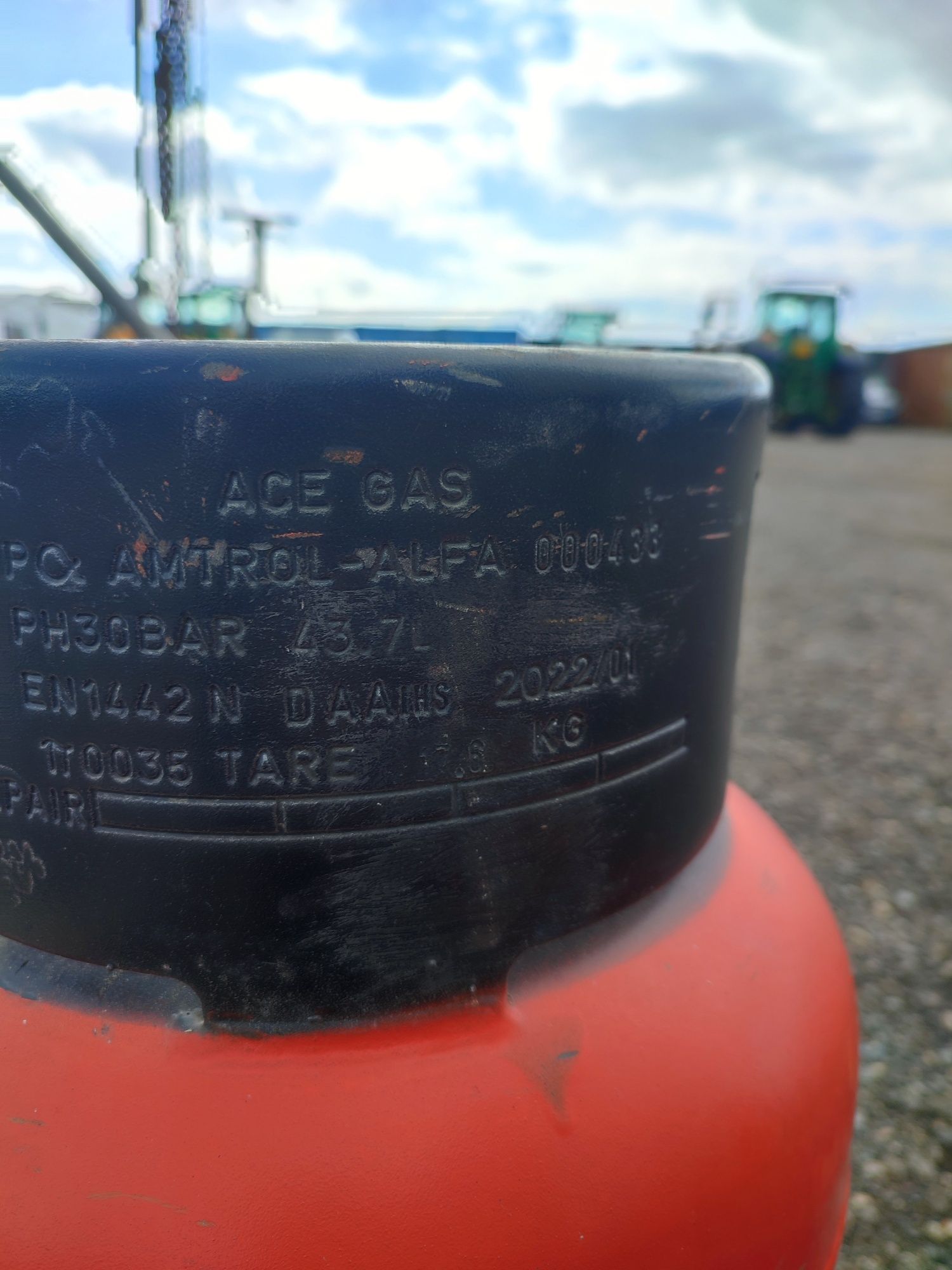 Газовий балон до авто навантажувача