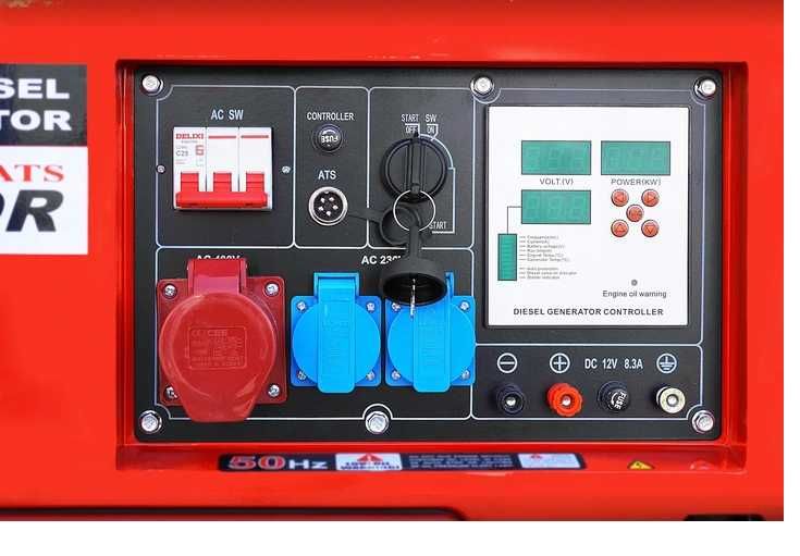 Generator agregat prądotwórczy 9,8KW3F 400V DT ATS