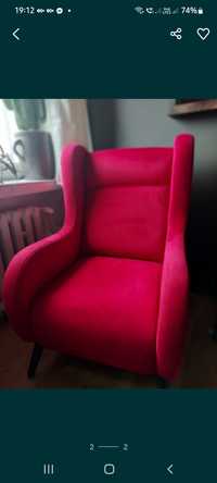 Fotel czerwony stan dobry