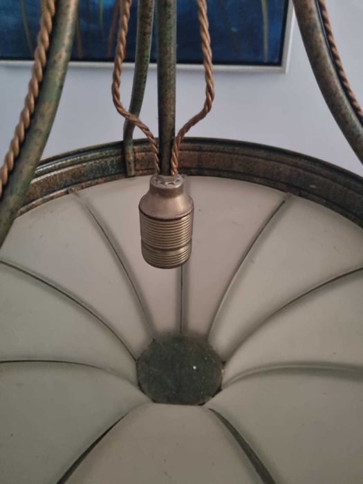 Żyrandol mosiężny