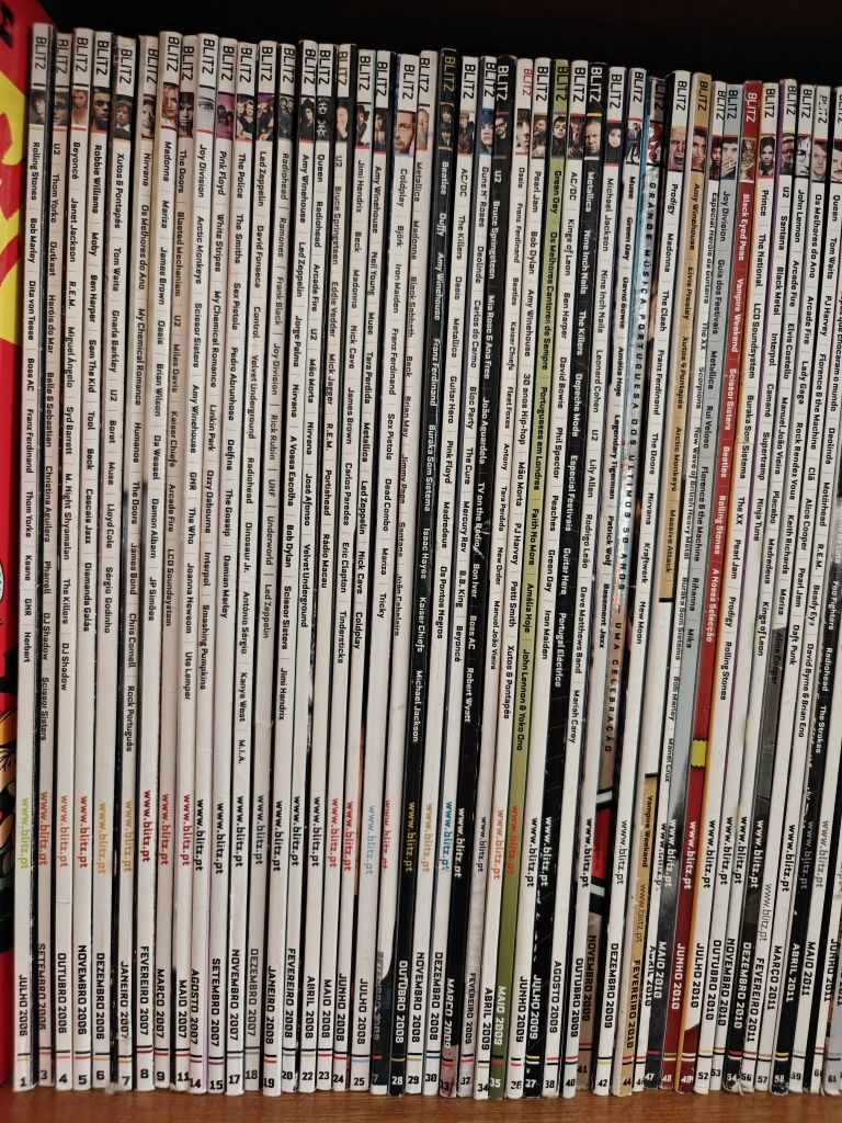 Revistas Blitz incluindo edições especiais