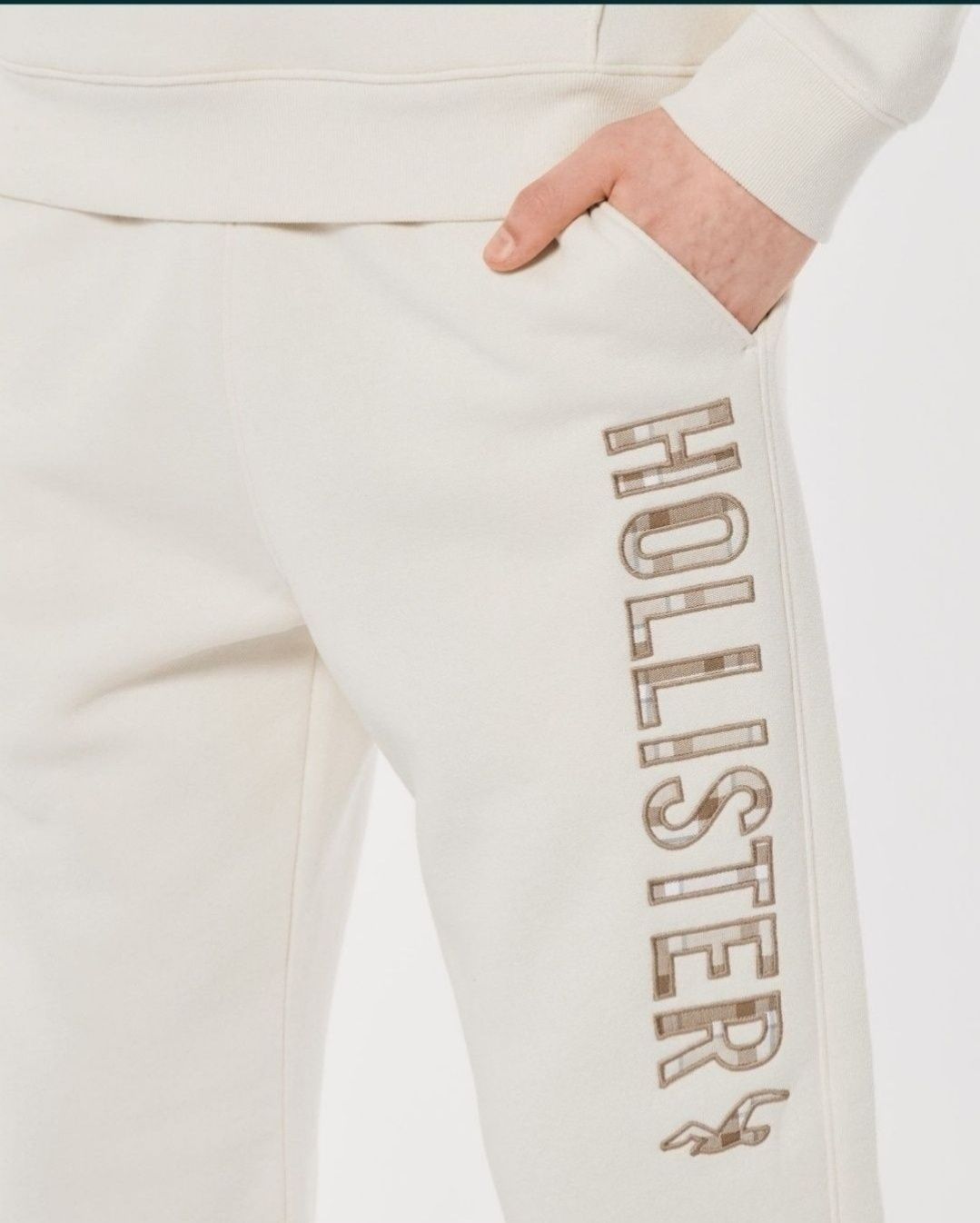 Spodnie Dresowe Hollister M by Abercrombie joggery nowe z metką 2024