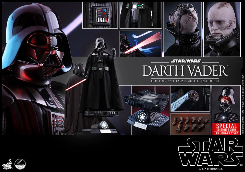 Фигурка 1/4 hot toys qs 13 STAR WARS VI – DARTH VADER special edition
