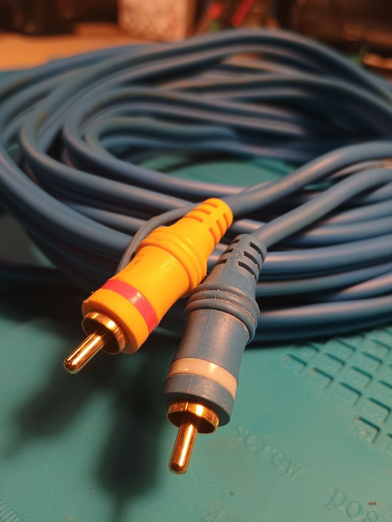 Oehlbach Germany RCA x2 (cinch) +sterujący - 5 metrów interconnect