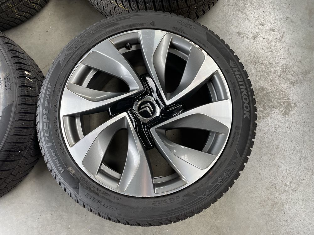 Kola felgi 18 cali citroen ds4 ds5 4x108 et27 opony 235/34/18 hankook