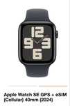 Apple Watch SE GPS + eSIM (Cellular) 40mm (2024) Północ opaska - L