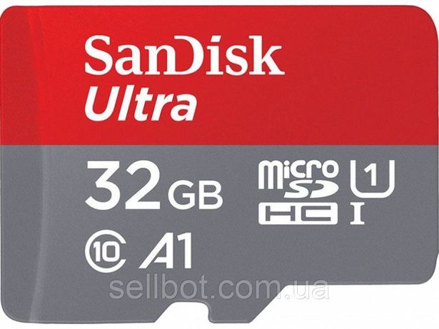 Карта памяті SanDisk 32GB Ultra microSDHC Card A1 Class 10 120MB/s