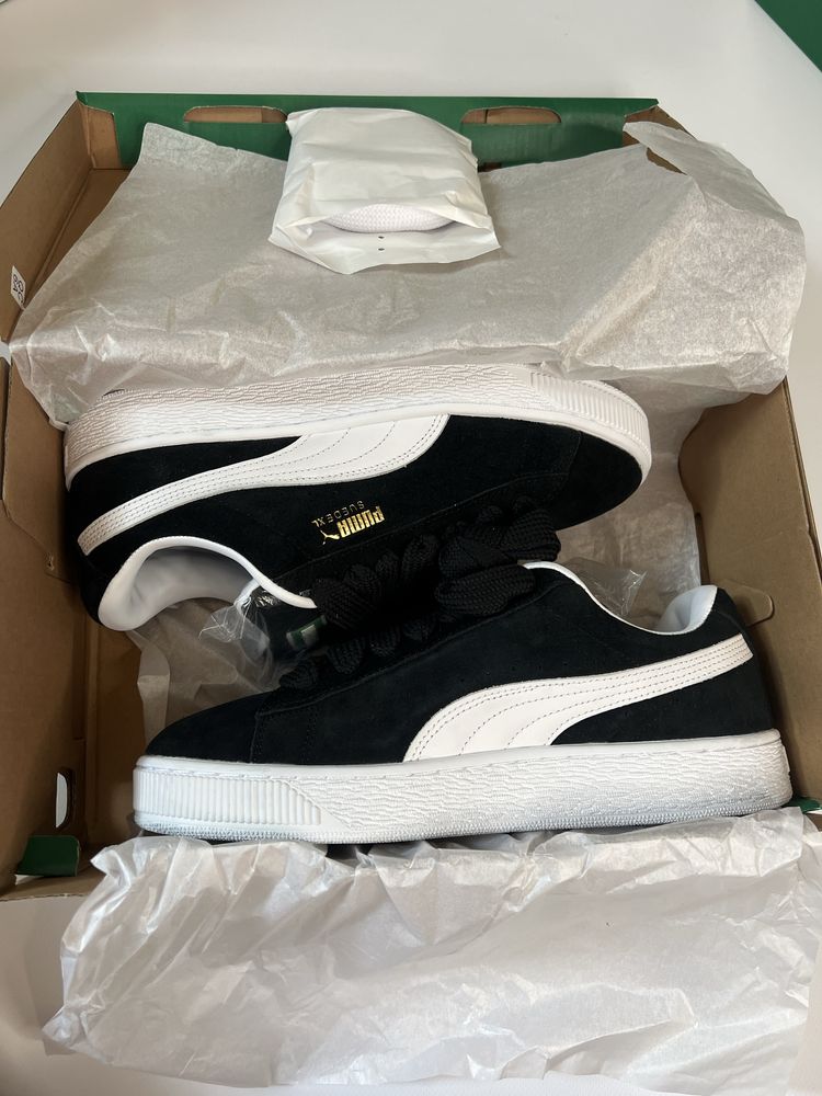 PUMA Suede XL  Black-PUMA White пума хл