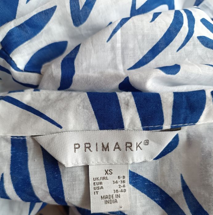 Koszula damska Primark maxi bawełna wzory owoce