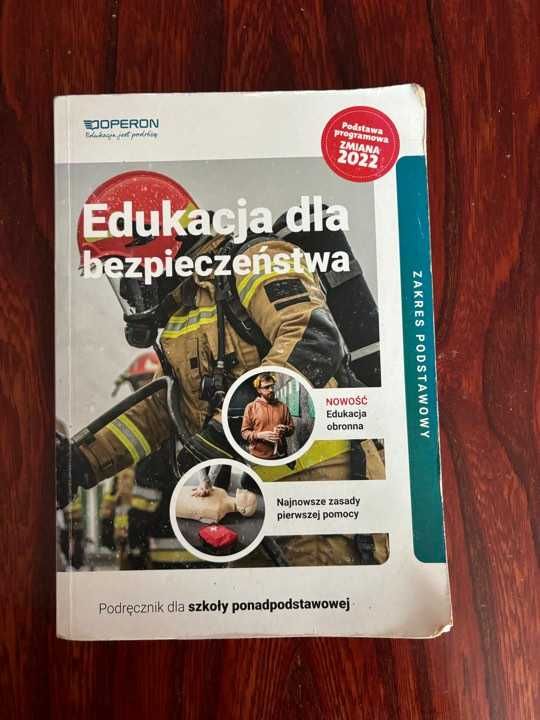 Podręcznik do Edukacji dla bezpieczeństwa 2022 wyd. Operon