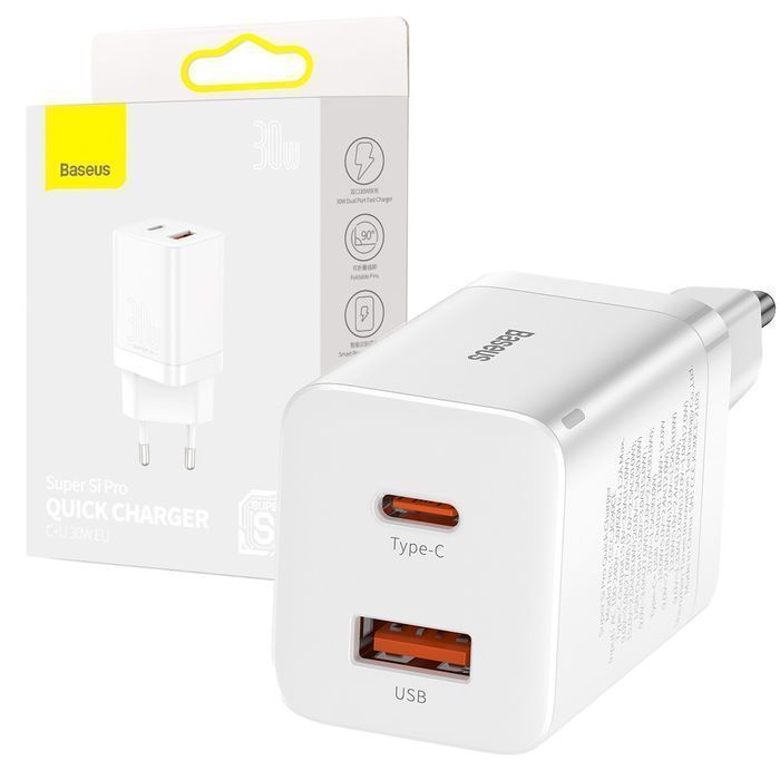 Ładowarka sieciowa Baseus Super Si Pro Quick Charger USB + USB-C