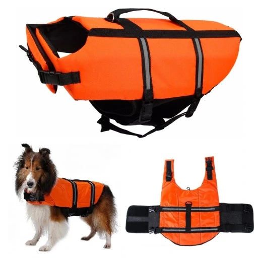 Kamizelka Ratunkowa Dla Psa Do Wody Kapok Do Pływania Odblaskowa Rozm.