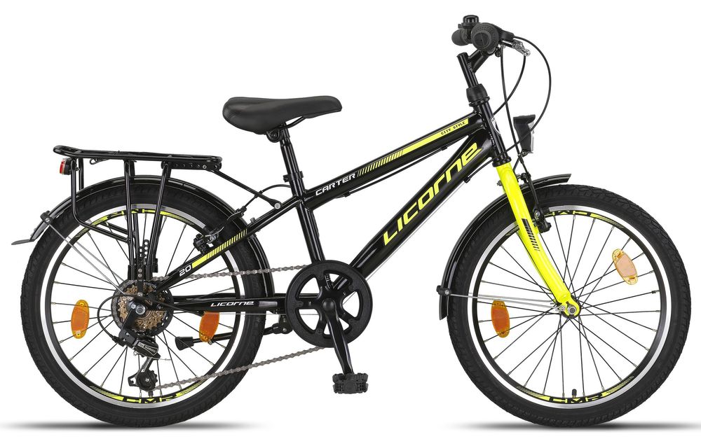 Niemiecki rower dziecięcy LICORNE BIKE CARTER 20" Osprzęt Shimano