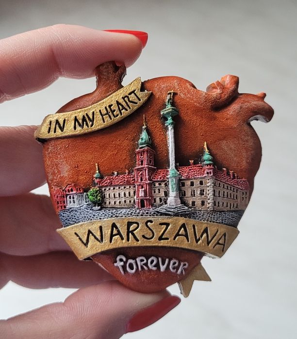 Warszawa - magnes na lodówkę