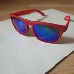 Quiksilver okulary przeciwsłoneczne czerwone oprawki
