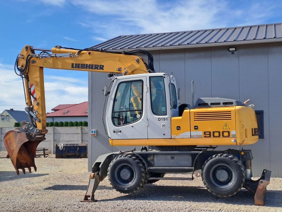 Liebherr A900 C PŁUG I PODPORY Z NIEMIEC SUPER STAN / 314 / 316 / 904 / 914 / 916 / 918 / 920
