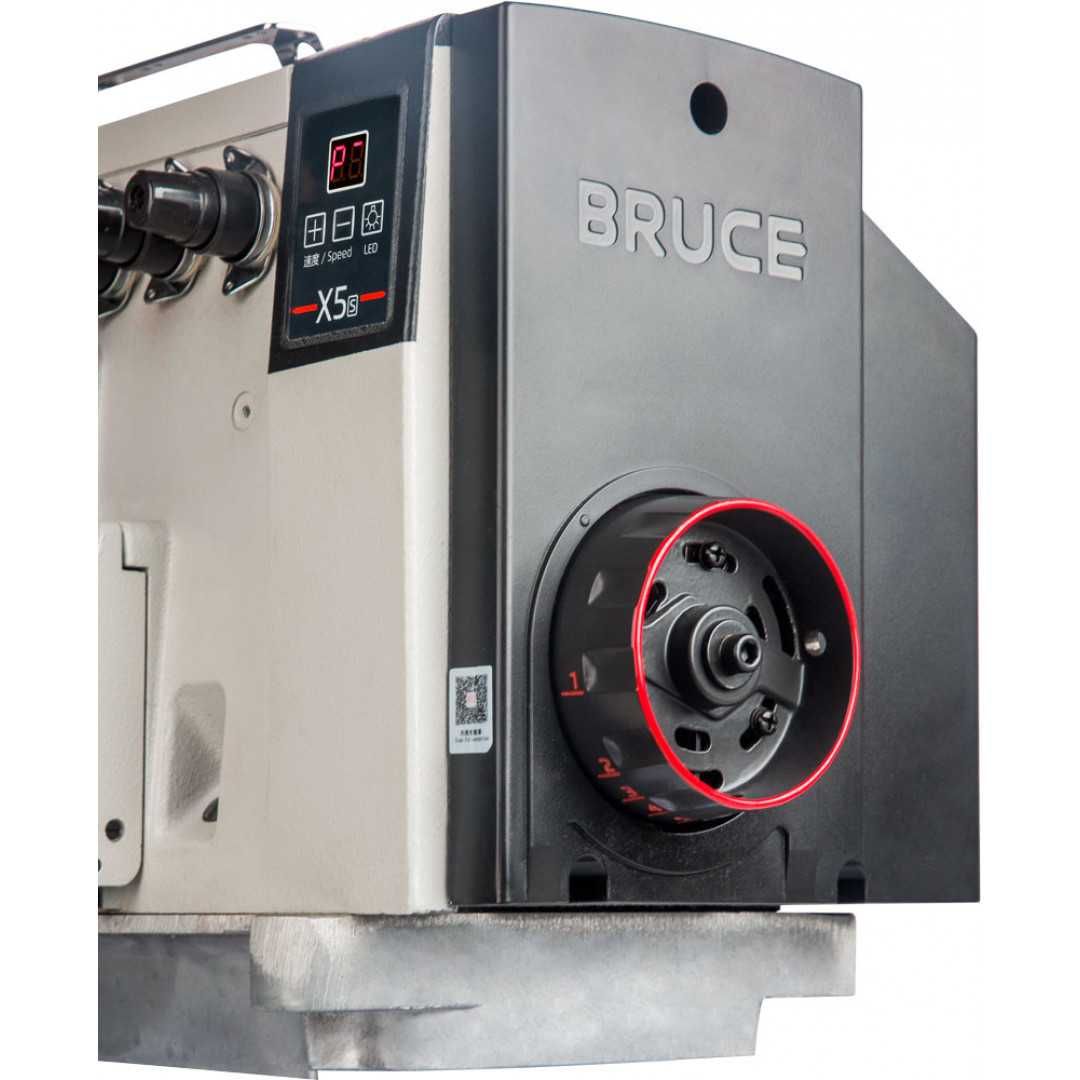 BRUCE X5 высокоскоростной 5-ниточный промышленный оверло