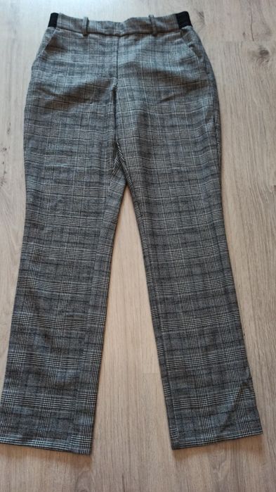 Spodnie w kratkę rozmiar S