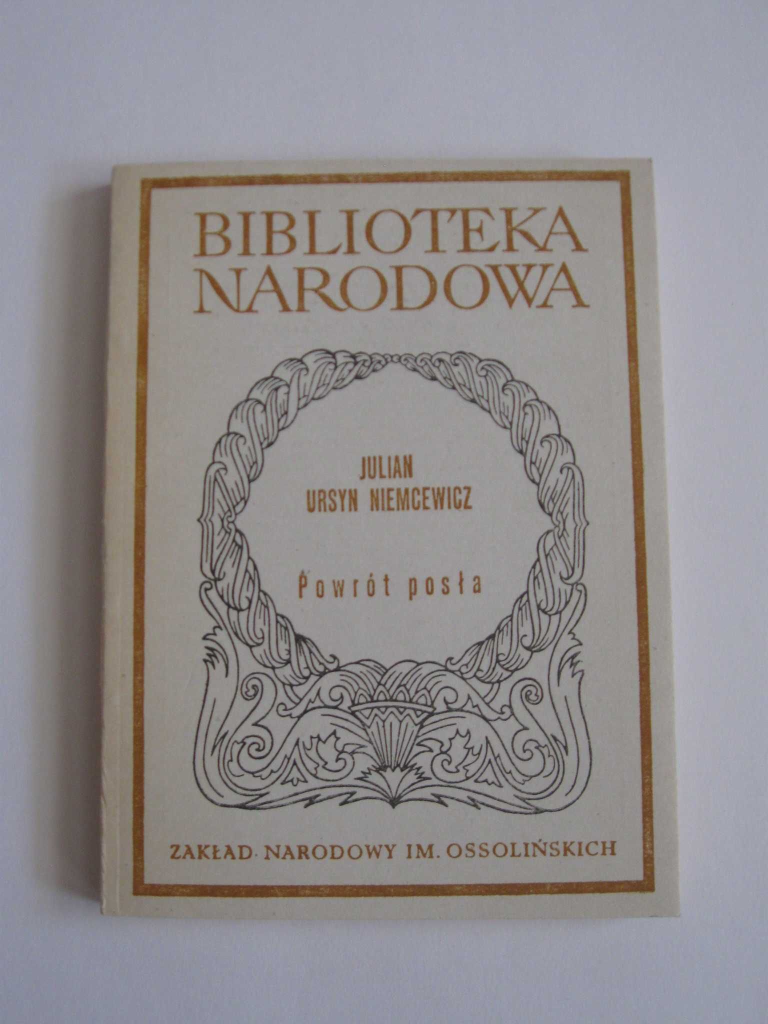 Książka "Powrót posła" (Julian Ursyn Niemcewicz)