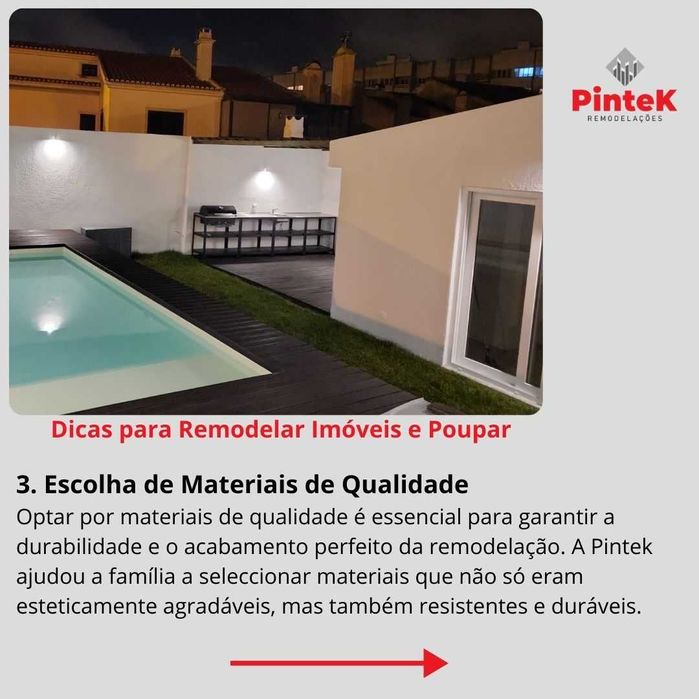 Remodelações, Obras, Reparações e Construções - A Solução é a Pintek