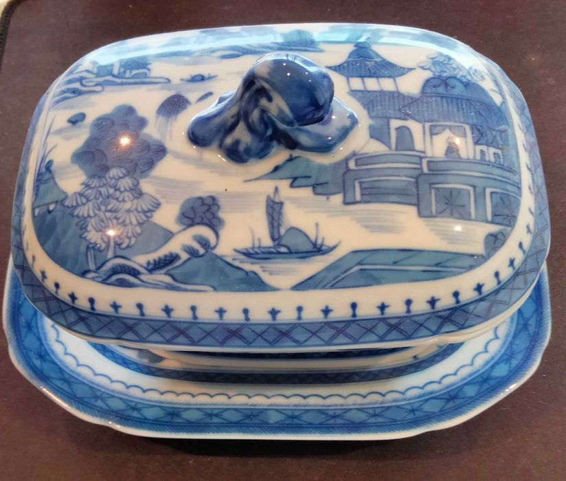 Sopeira de Porcelana - Mottahedeh Blue Canton