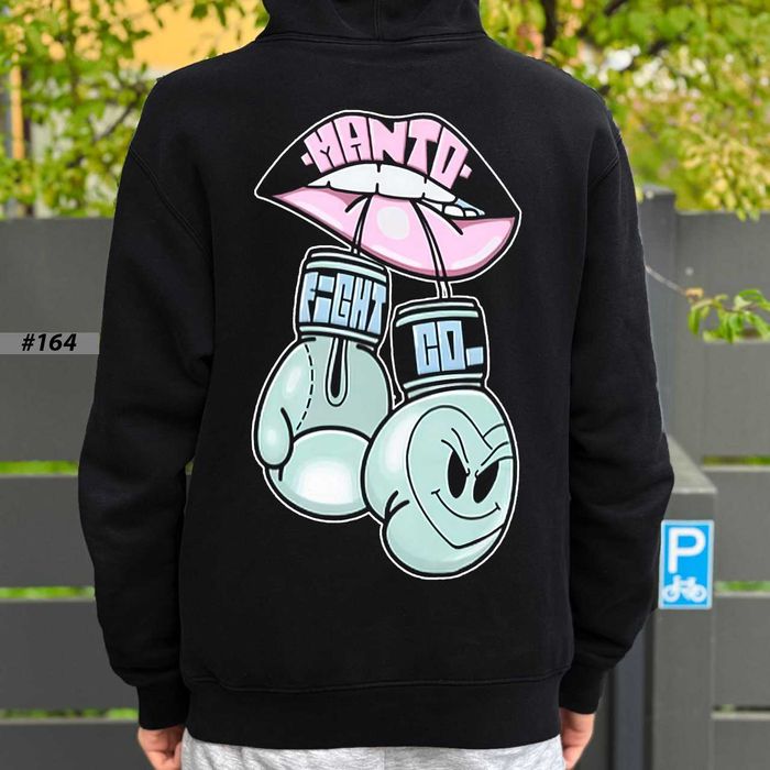 Худи MANTO Society Черное | Зипка Кофта МАНТО | Биг Лого Принт