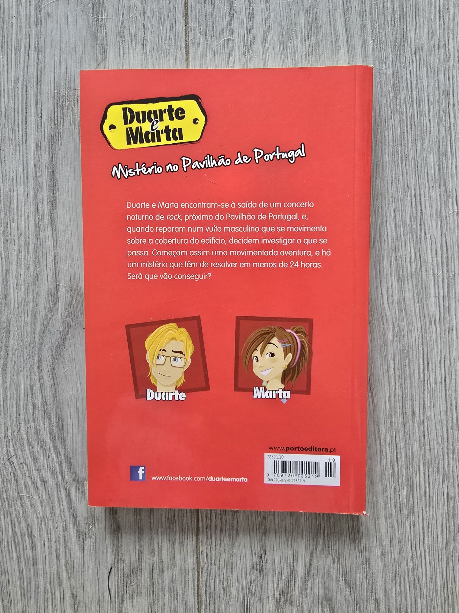 Livro Duarte e Marta - Mistério no Pavilhão de Portugal