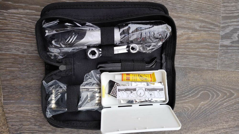 Велонабор, набор инструментов велоаптечка с креплением на раму