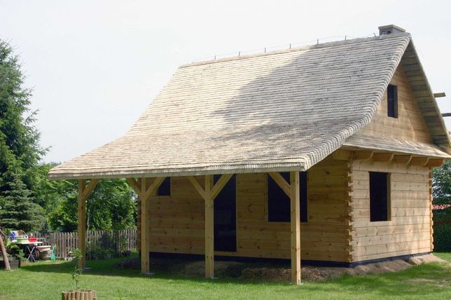 Gont Osikowy Łupek na Dach Pokrycie z Wióra Osikowego Gonty Drewniane