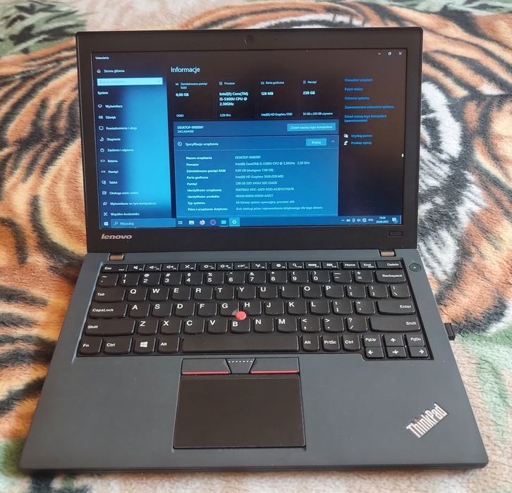 Lenovo ThinkPad x250 / Stan BDB / Baterie Sprawne / Windows 10