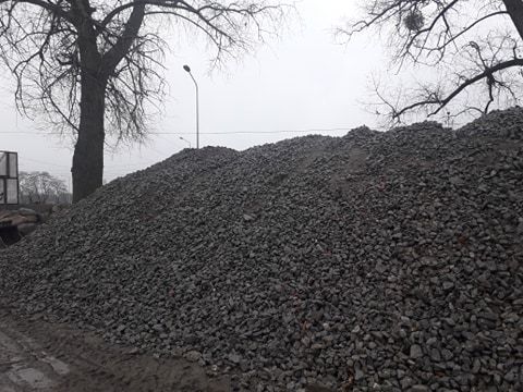 Tłuczeń kruszywo betonowe gruz betonowy betonowo ceglany recykling