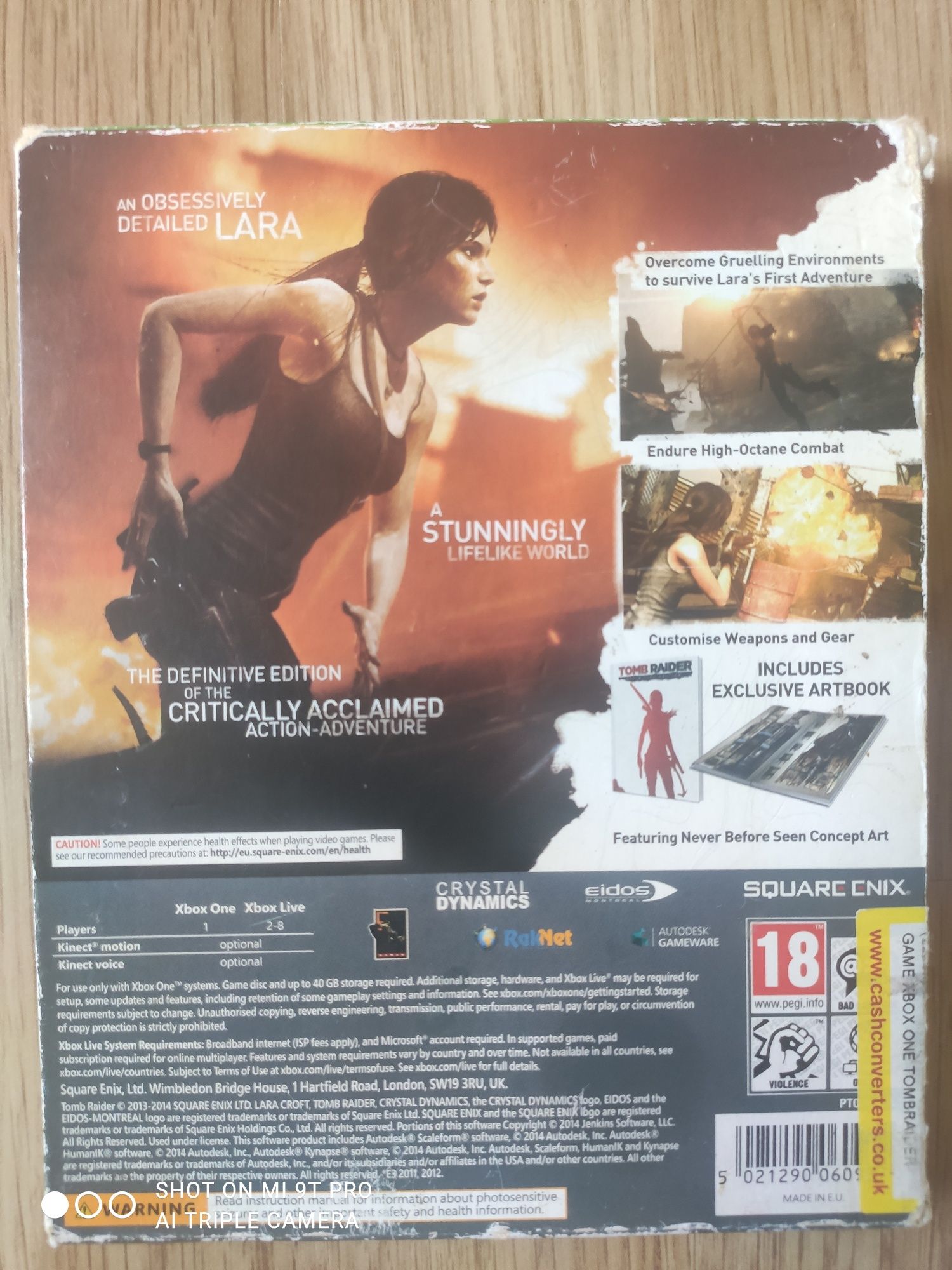 Продаю гру Tomb Raider: Definitive Edition для Xbox One
