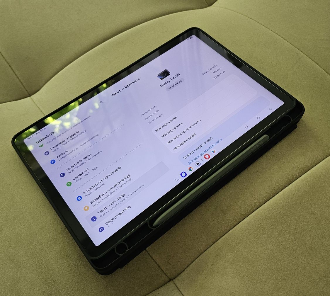 Tablet Samsung Galaxy Tab 9FE WiFi 6/128 Szary + rysik