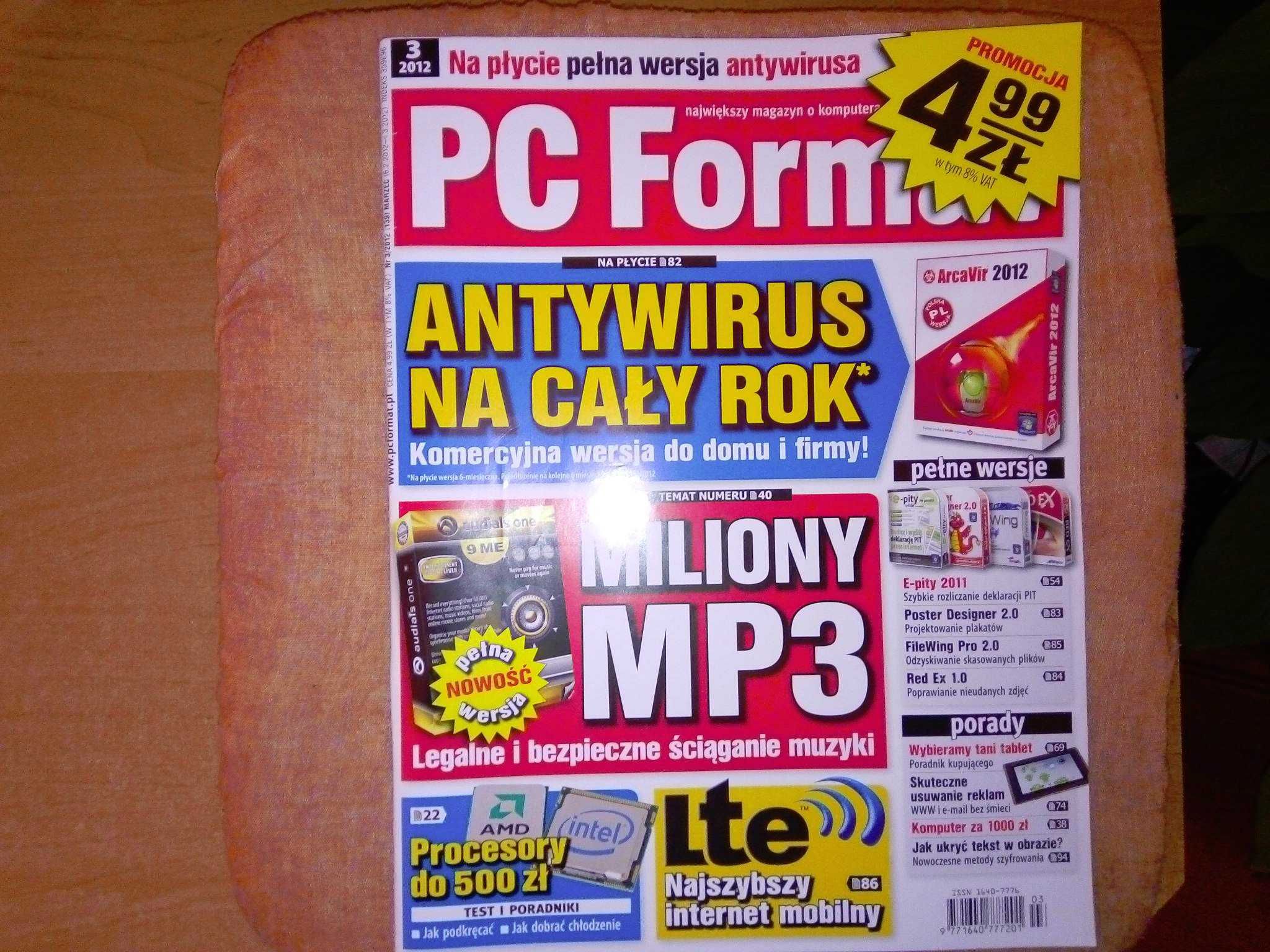 PC Format 3 2012 marzec (139) Gazeta + płyta CD Czasopismo