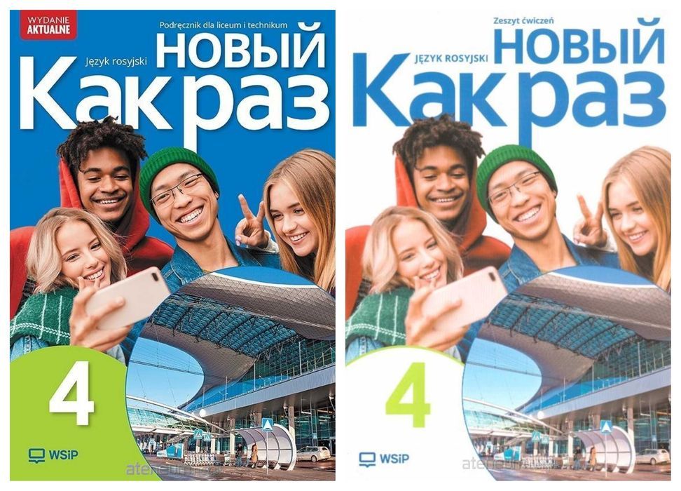 Nowyj Kak Raz 4 Podręcznik + Ćwiczenia WYDANIE AKTUALNE 2025 WSIP