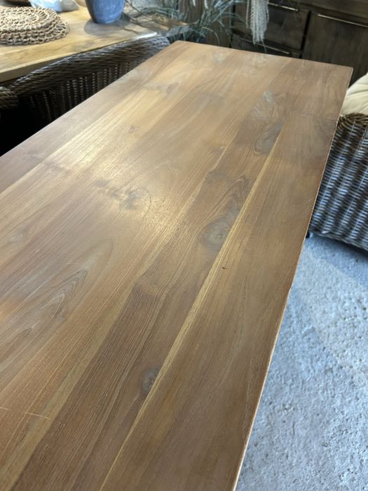 Komoda drewniana TEAK prosta bufet rustykalna nowoczesna