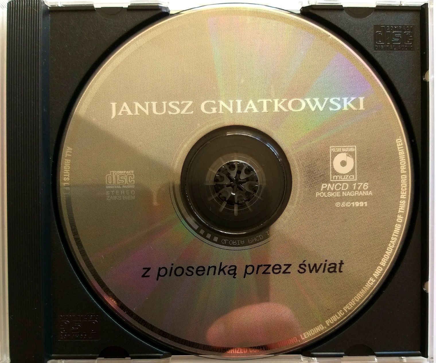 Janusz Gniatowski Z Piosenką Przez Świat 1991r